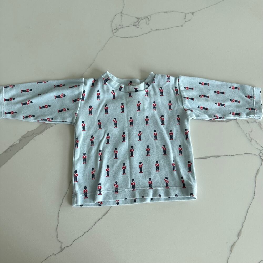 new potatoes baby London guard shirt Size 6M